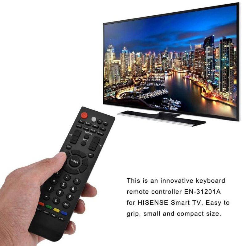 Remote Control Replacement for Hi Sense EN-31201A, Universal Remote Control EN-31201A Fit for Hi Sense Smart LED LCD TV