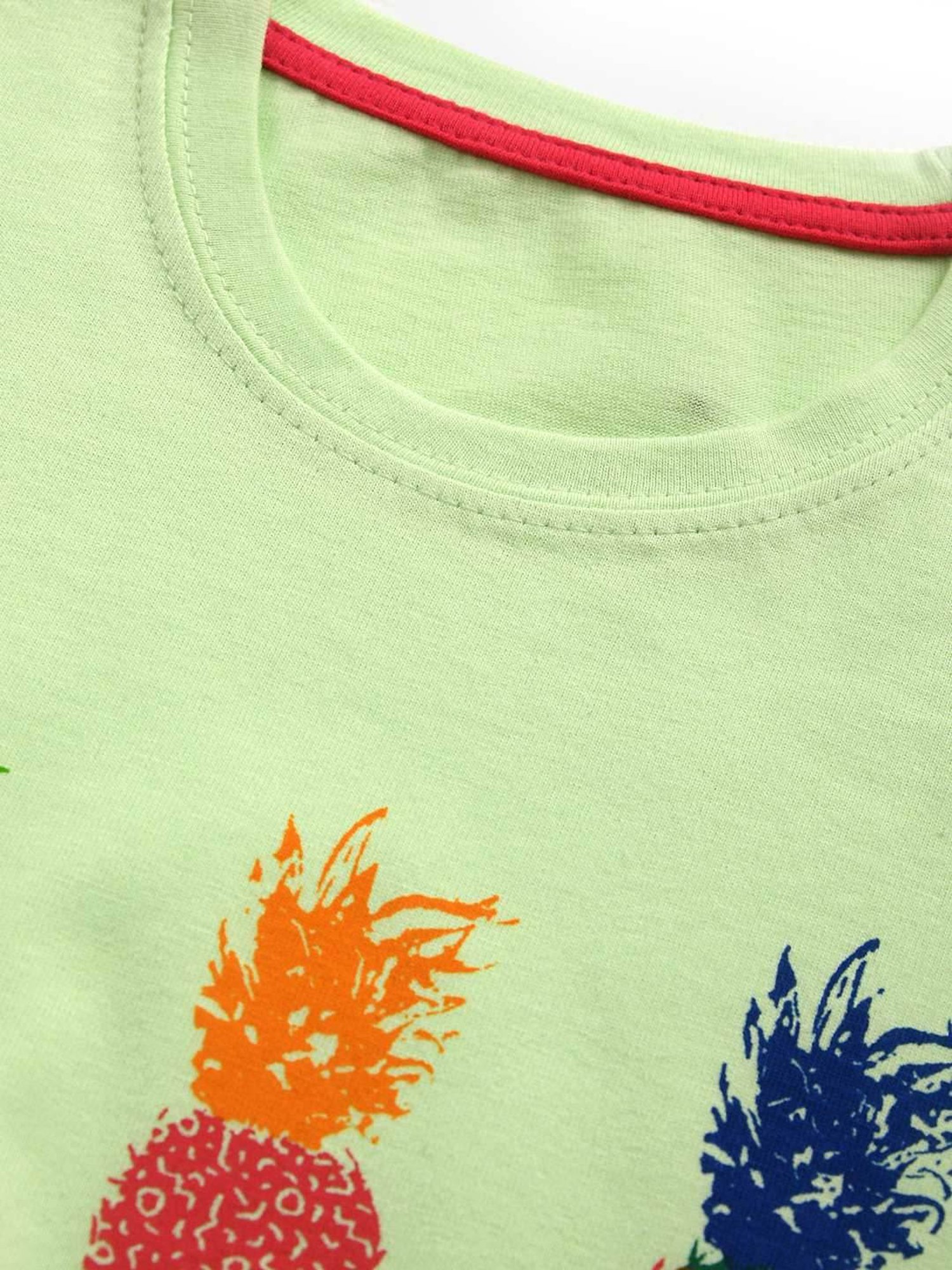 Kids Craft Mint Green Cotton Printed T-shirt