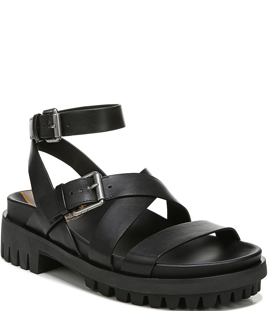 Sam Edelman Eleanora Leather Ankle Wrap Sandals