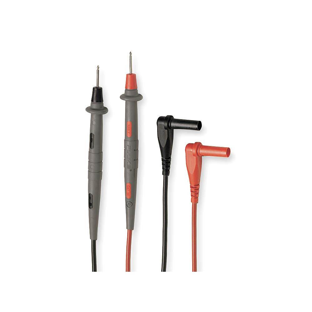 FLUKE Fluke-TL71 Test Leads,48 In. L,Black/Red