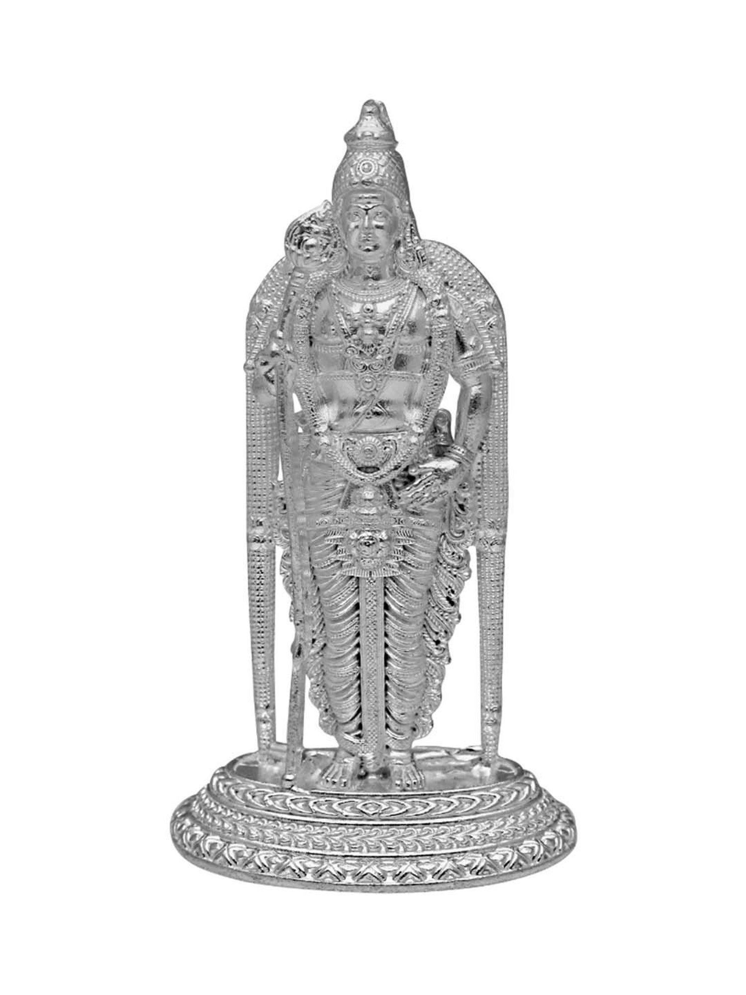 Sri Jagdamba Pearls 0.8 Silver Kumarswamy Idol