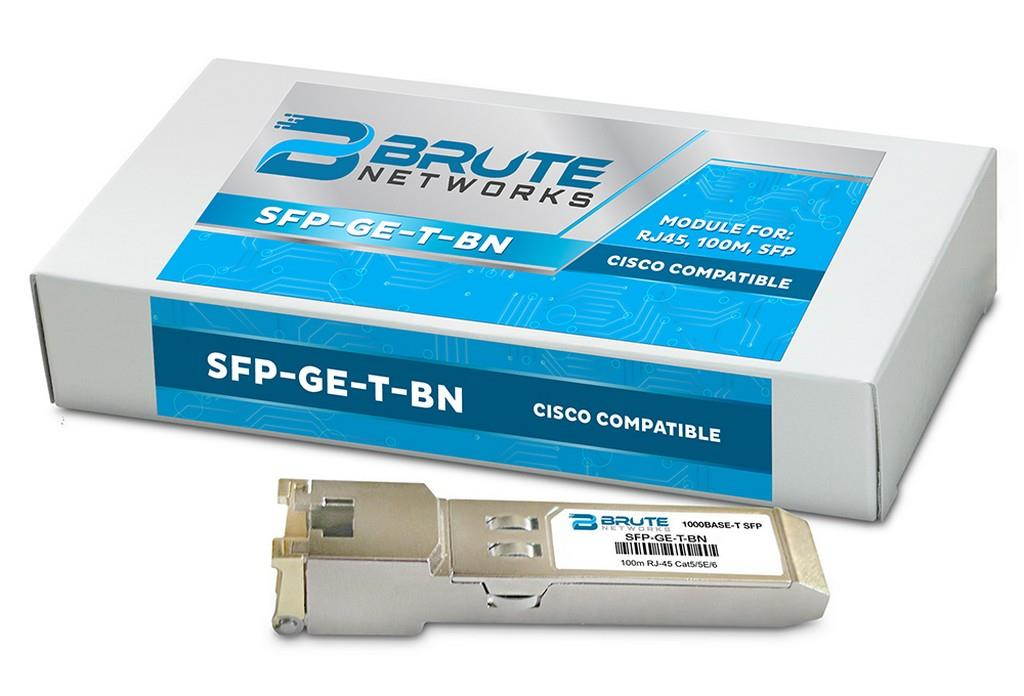 Cisco SFP-GE-T - 1000BASE-T 100m RJ45 SFP (100% Compatible)