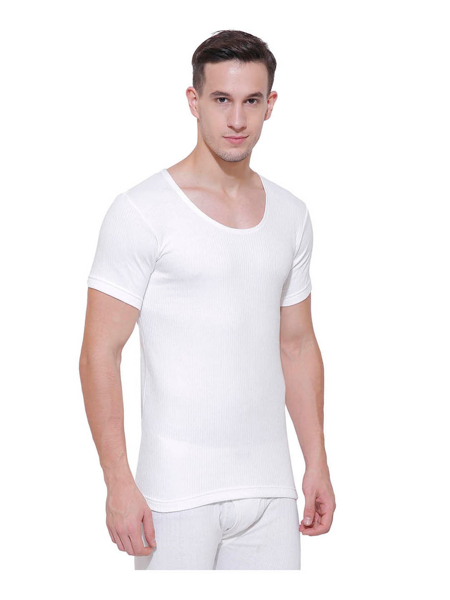 Bodycare Insider Off White Regular Fit Thermal Top
