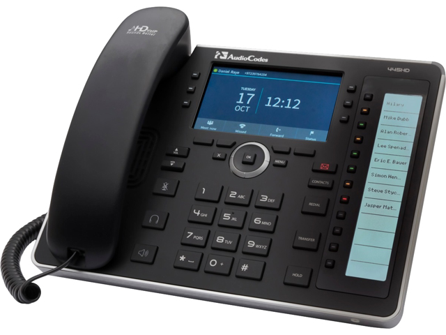 AudioCodes UC445HDEG-BW Network VoIP Phone