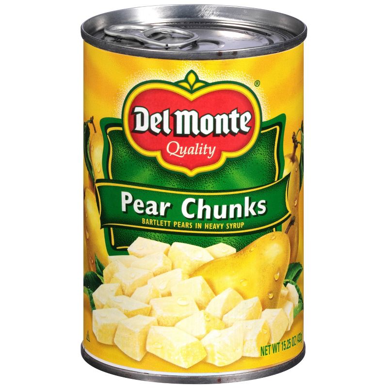 Del Monte Bartlett Pear Chunks in Heavy Syrup - 15.25oz