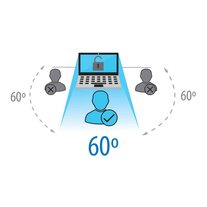 V7 PS14.0W9A2-2N 14" Privacy Filter (16:9, 12.20 x 6.89 in / 30.99 x 17.50 cm, Cleaning Cloth, mounting Straps) matt/Glossy