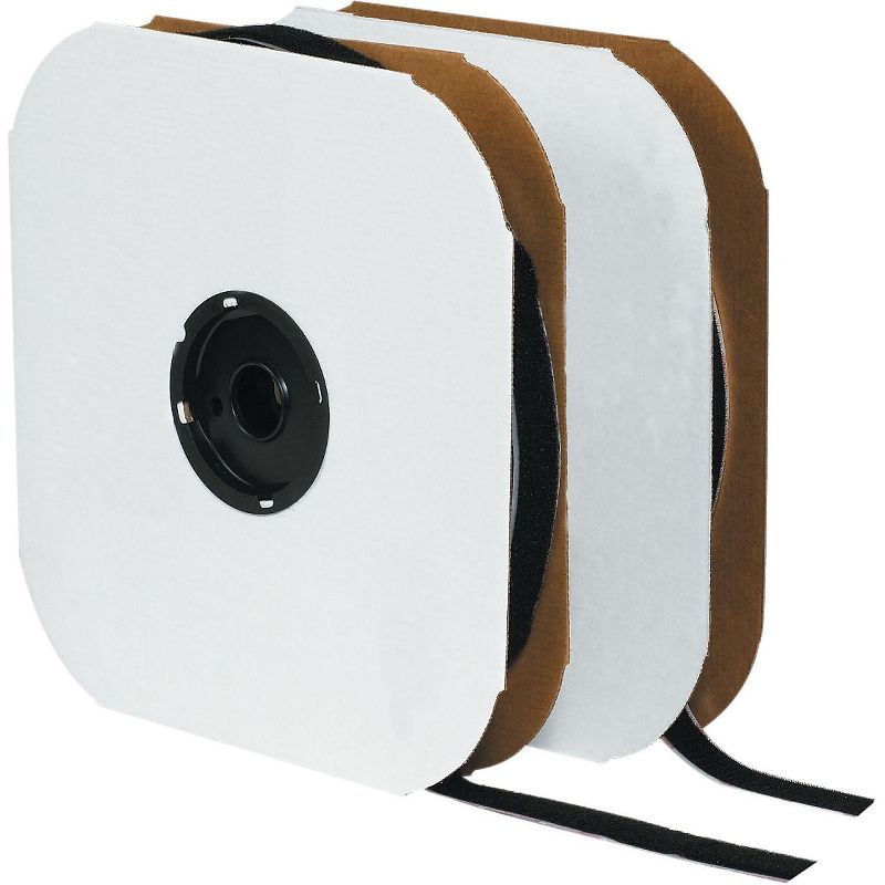 VELCRO Brand Velcro Tape Individual Strips Loop 2" x 75' Black 1/Case VEL138