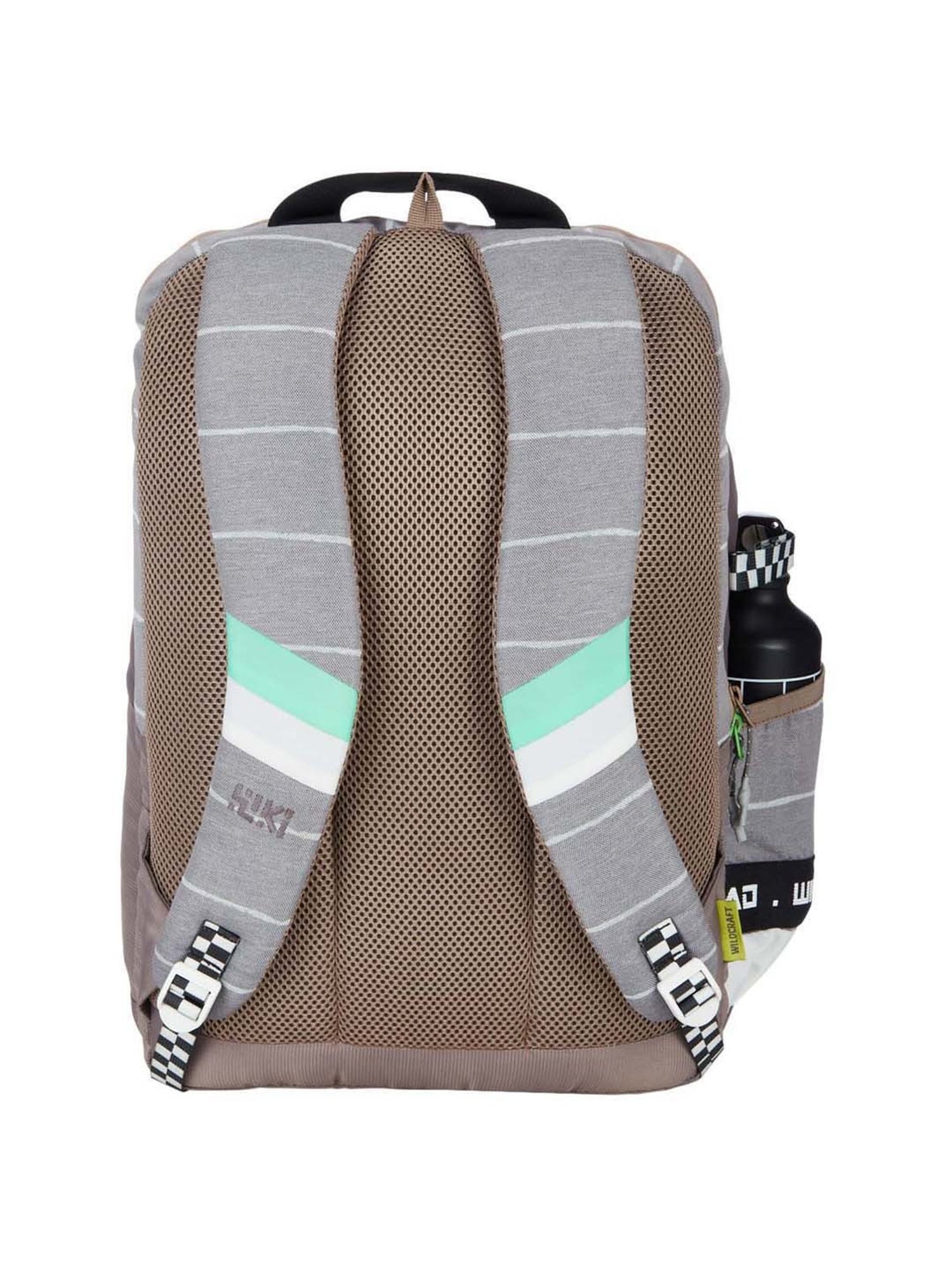 Wiki 30.5 Ltrs Grey Medium Backpack
