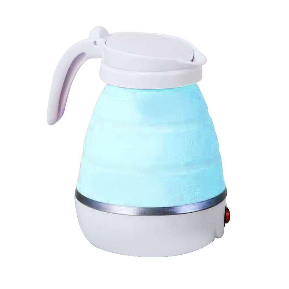 Mini Travel Winter Outdoor Portable Electric Kettle Foldable Kettles Food Grade Silicone Small Size Home Household Silicone Kettle Convenient Quick Multipurpose Utility Tool