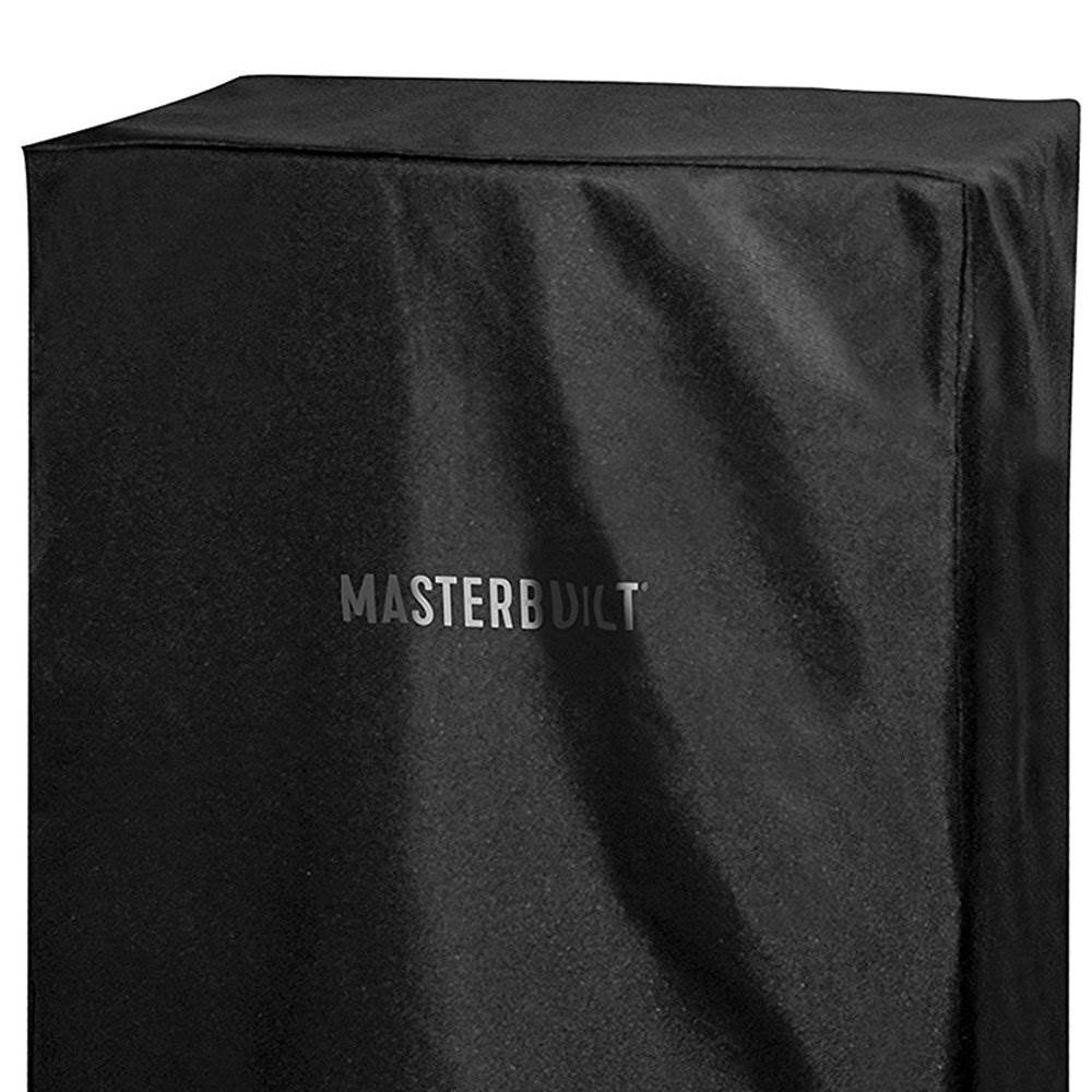 Masterbuilt 30 Inch Weather Resistant Protective Electric Smoker Cover, Black