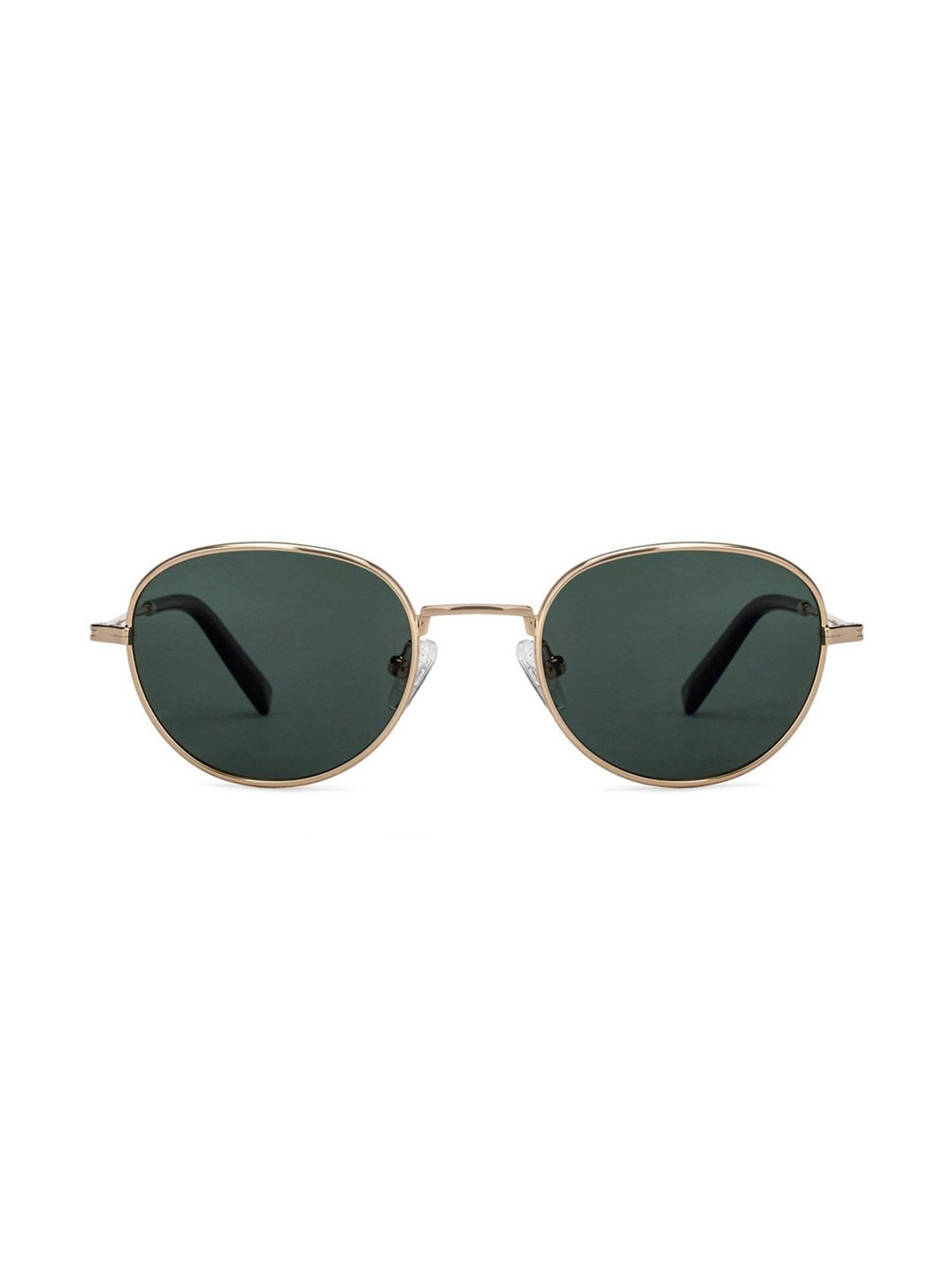 John Jacobs JJ S12810 Green Polarized Round Sunglasses