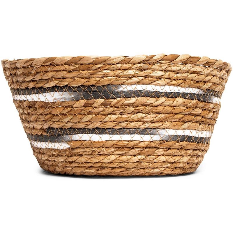 Farmlyn Creek 3-Pack Round Wicker Nesting Baskets for Storage and Organization (3 Sizes)