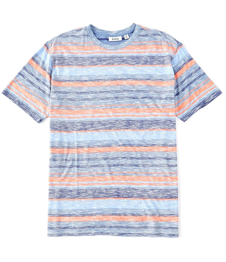 Rowm Short-Sleeve Bold Stripped Crew