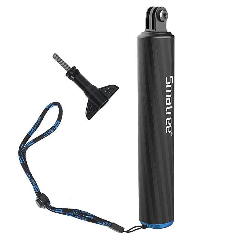 F2 Waterproof Floating Carbon Fiber Selfie Stick Compatible for GoPro MAXHero9876543 Plus321DJI OSMO Action