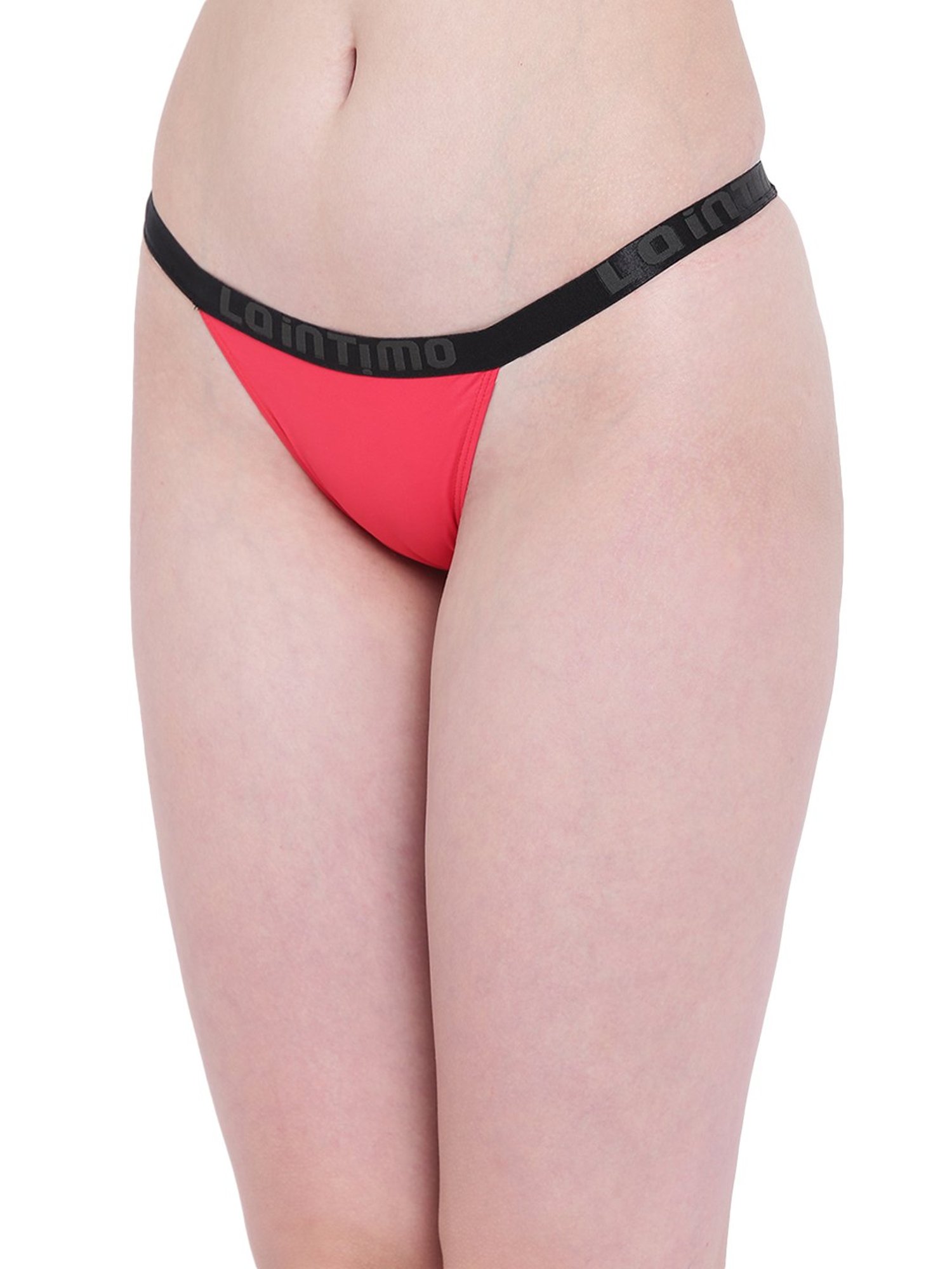 La Intimo Red G-String Panty