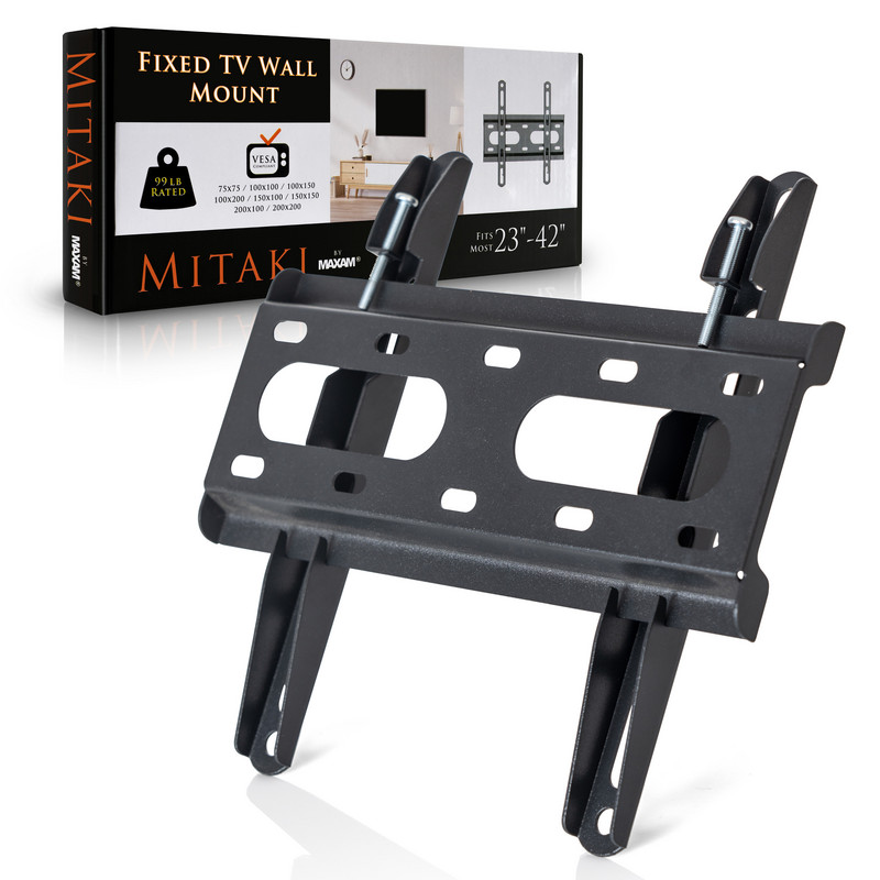 Mitaki by Maxam® 23" - 42" Fixed Wall Mount TV Bracket