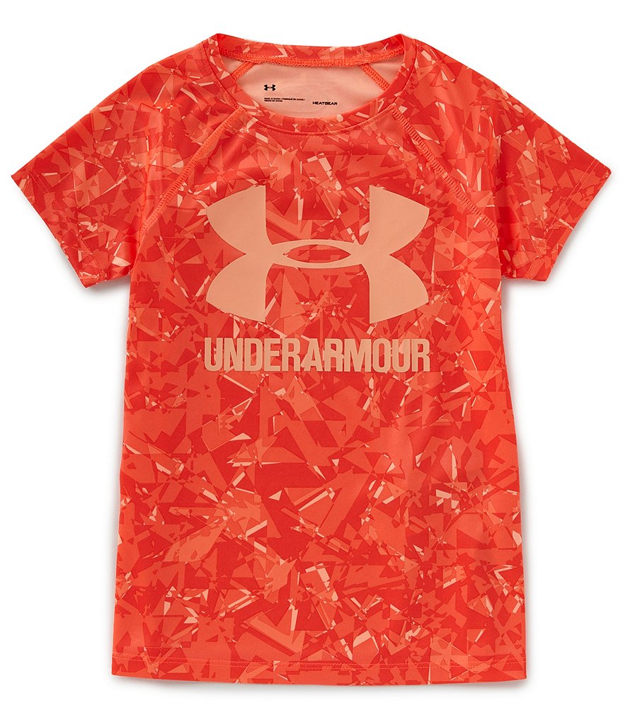 GB GB Girls Active Big Girls 7-16 Short Sleeve Tie-Dye Tee