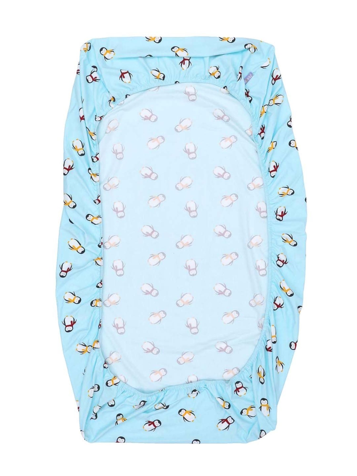 MiArcus Fundays Multicolor Cotton 30 TC Single Cot Sheet - Set of 2