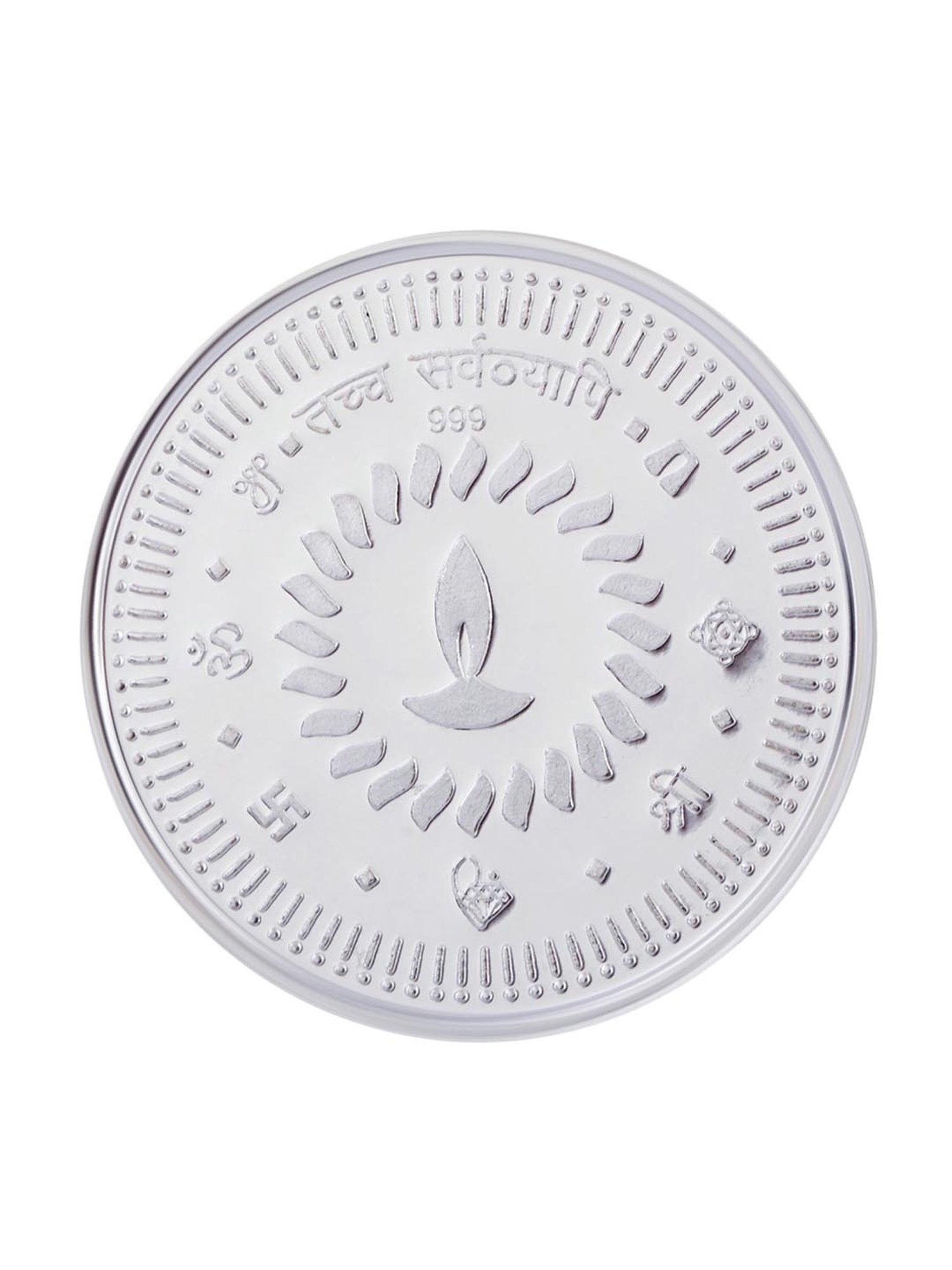 CKC Goddess Lakshmi 999 100gm Silver Coin