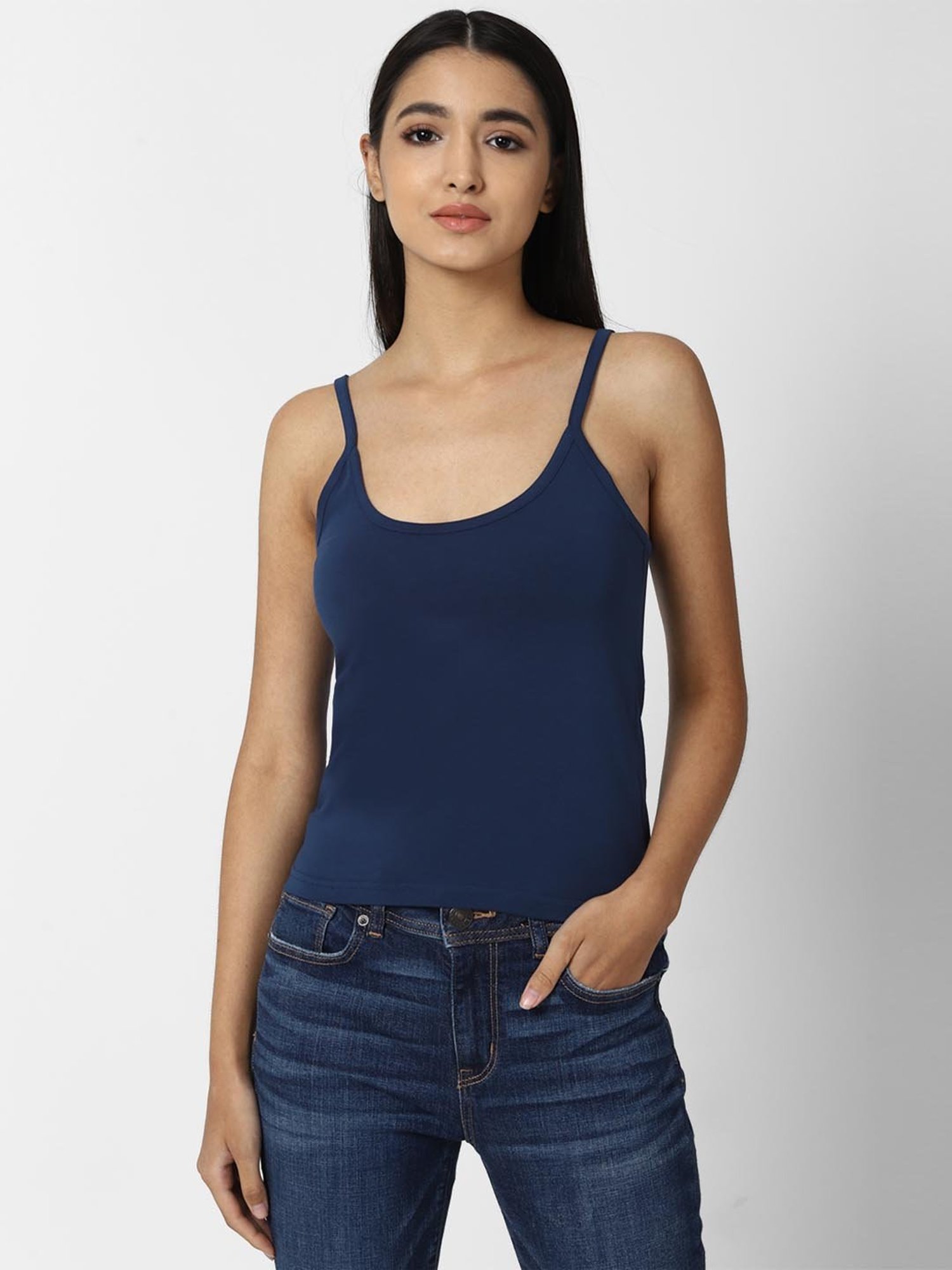 Forever 21 Blue Regular Fit Camisole
