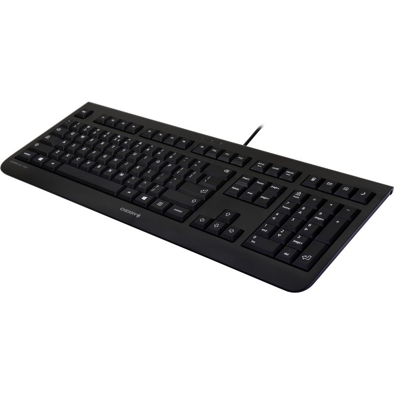 CHERRY JK-0800 Economical Corded Keyboard - Cable Connectivity - USB Interface - 104 Key - Calculator, Email, Browser, Sleep Hot Key(s)