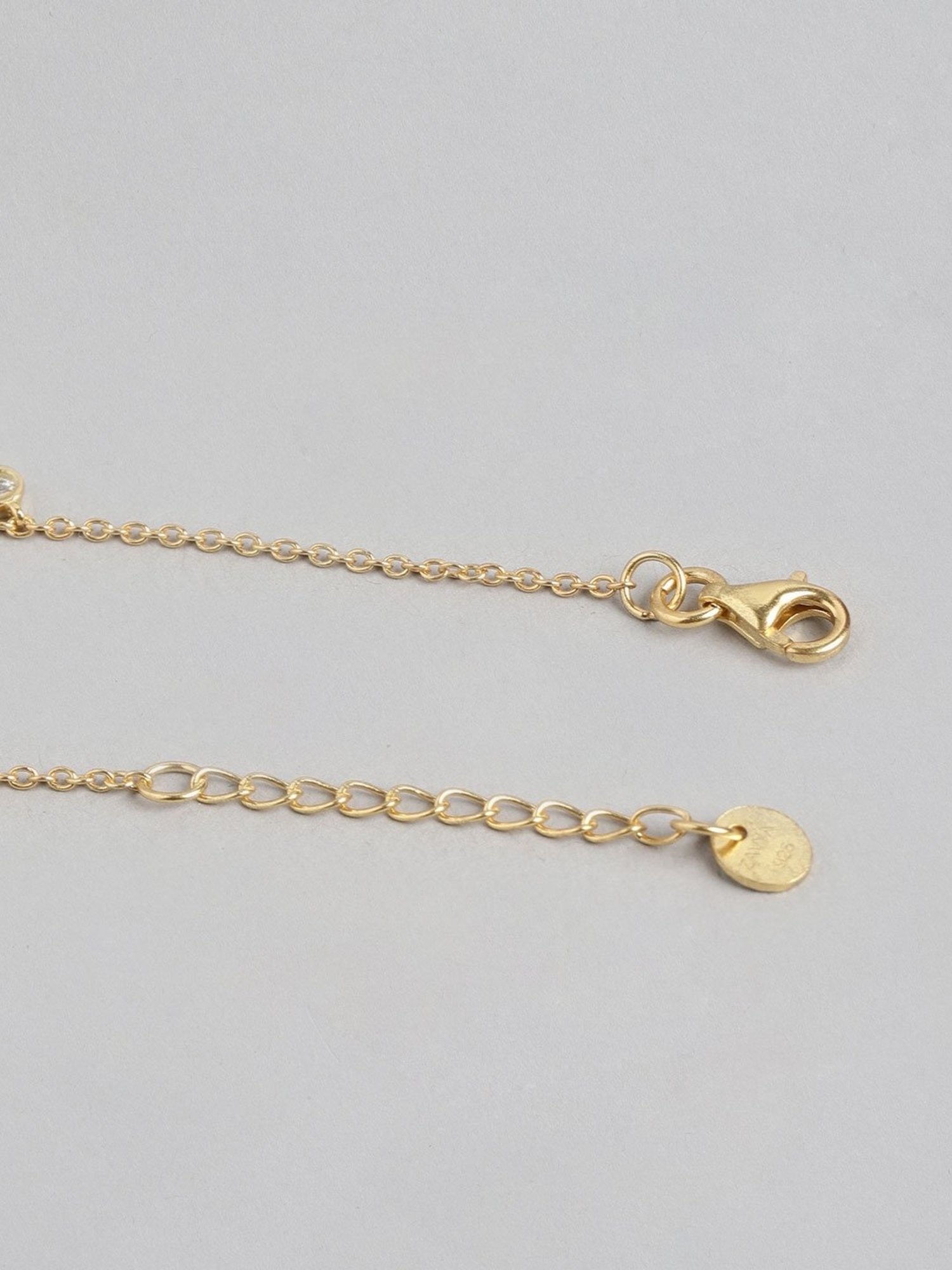 Zavya 925 Sterling Silver Charmed Elegance Charm Flexible fit Bracelet For Women