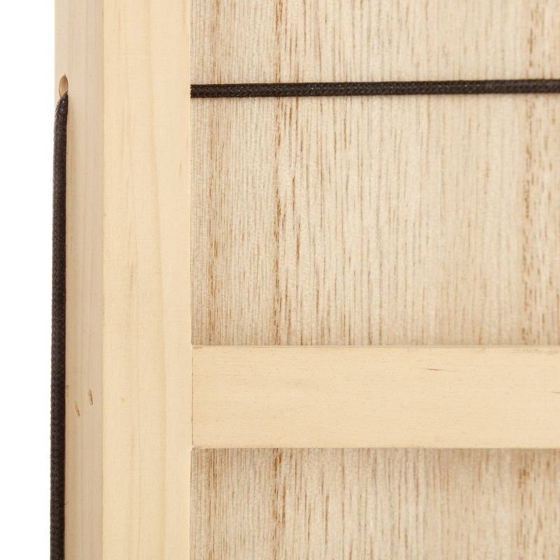 38" Soloman Wooden Shelf with Metal Brackets Brown - Kate & Laurel All Things Decor