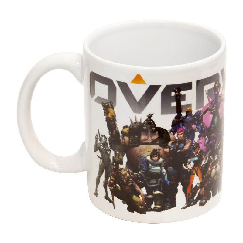 Surreal Entertainment Overwatch Mug | Overwatch Characters and Logo Mug | Collector&rsquo;s Edition
