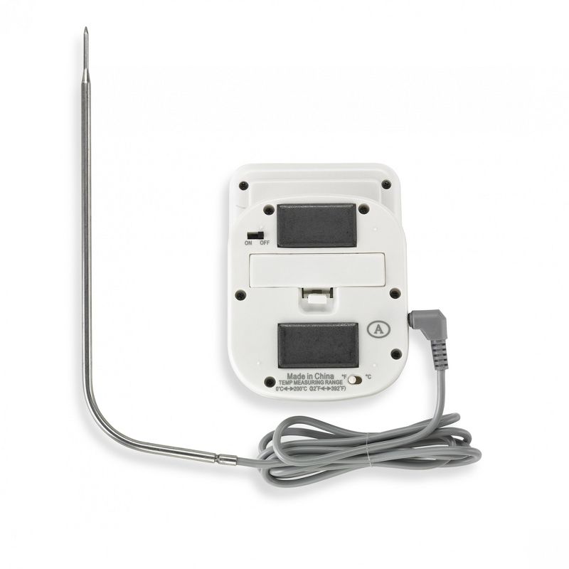 Polder THM-362-90 Digital In Oven Thermometer and Timer, White