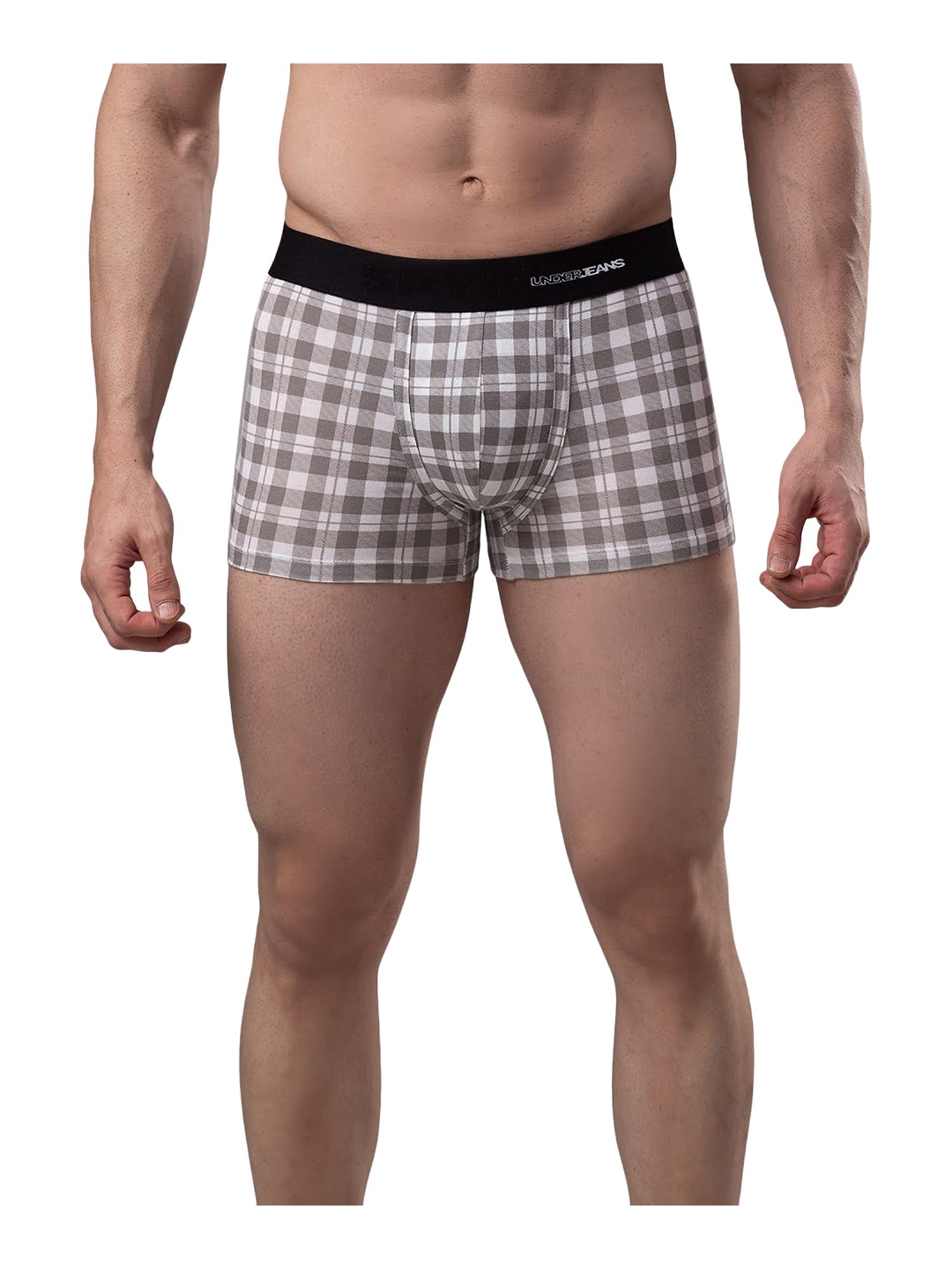 UnderJeans by Spykar Multicolor Check Trunks