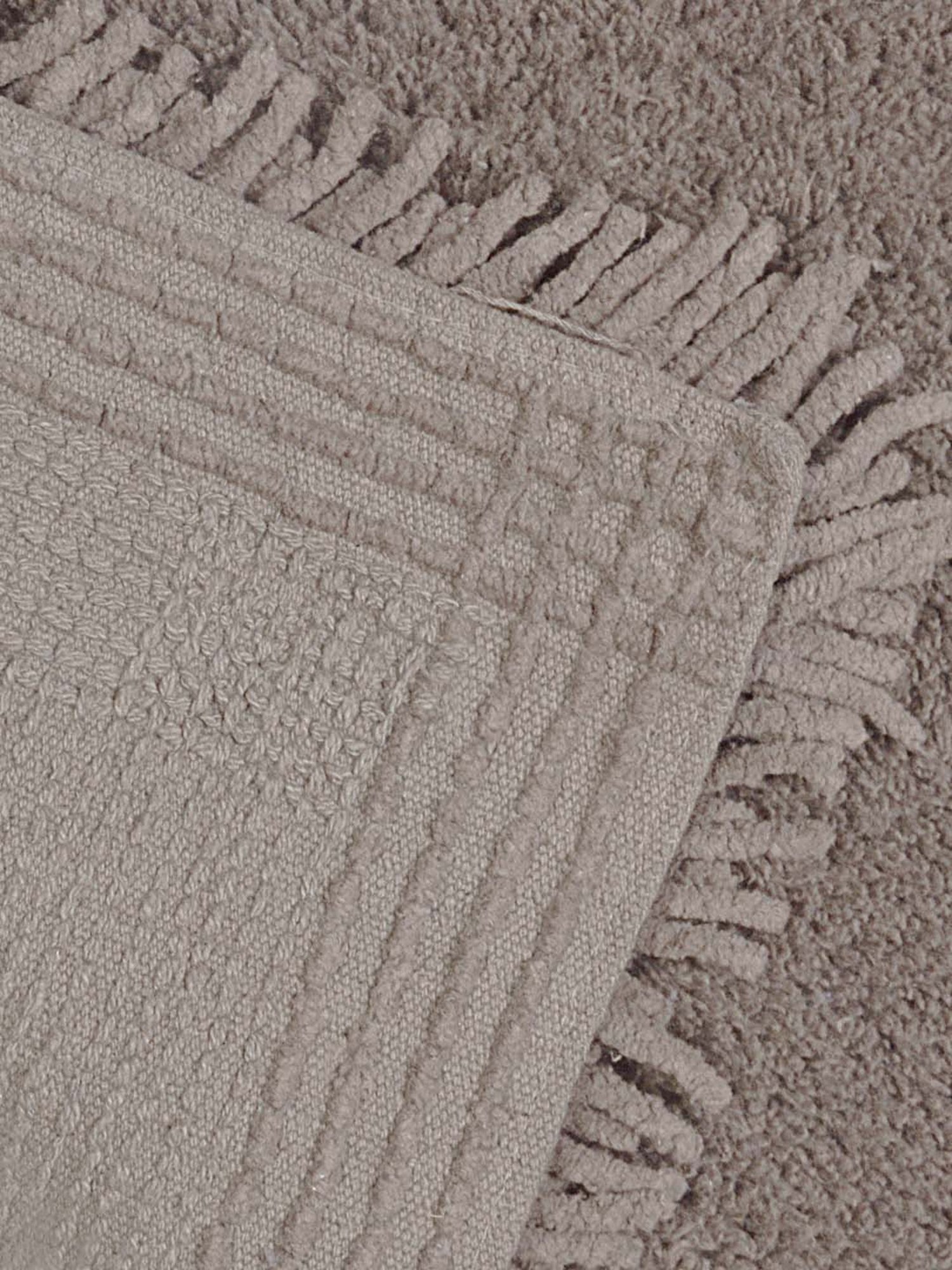 Saral Home Grey Cotton Runner - Set of 1