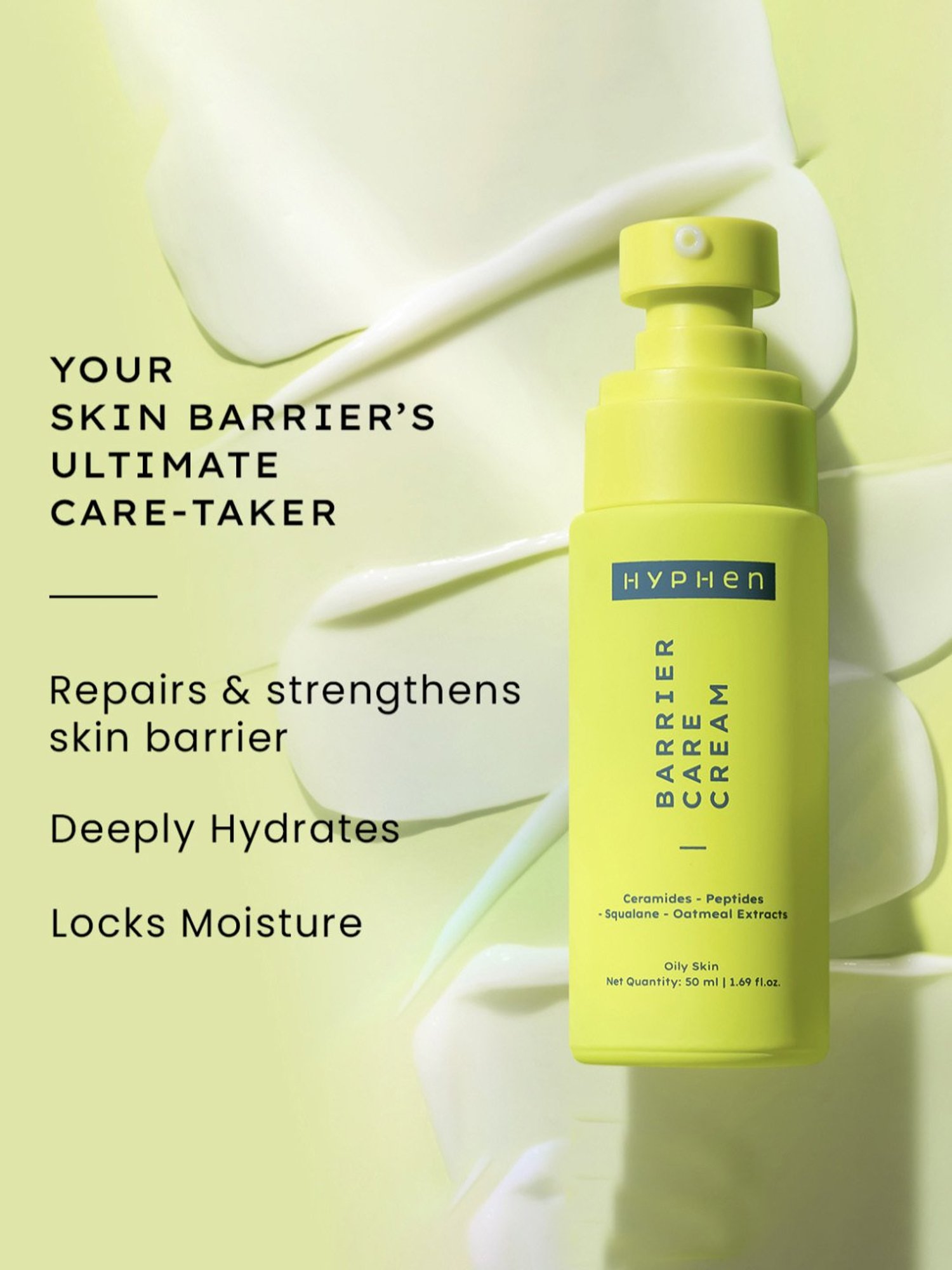 Hyphen Barrier Care Cream for Oily Skin - 50 ml