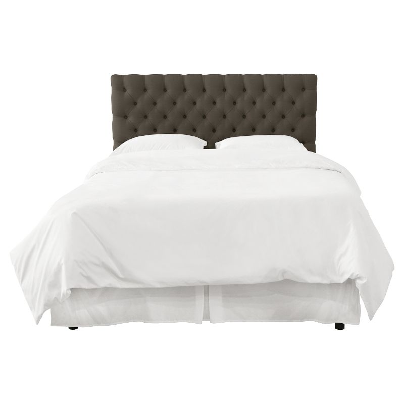 Twin Tufted Headboard - Linen Slate - Nate Berkus™