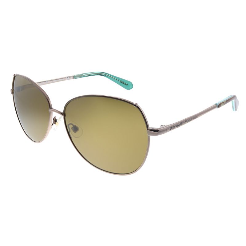 Kate Spade Candida/P/S EQ6 Womens Round Polarized Sunglasses Bronze 58mm