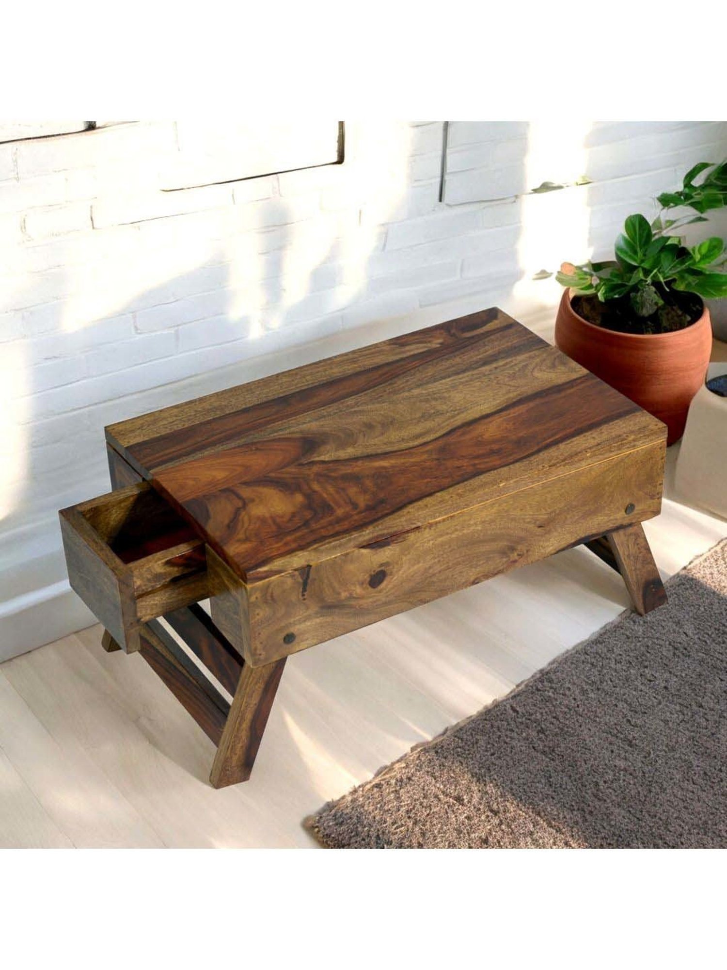 Artisans Rose Vote Hand-painted Multicolor Iron Ballot Box