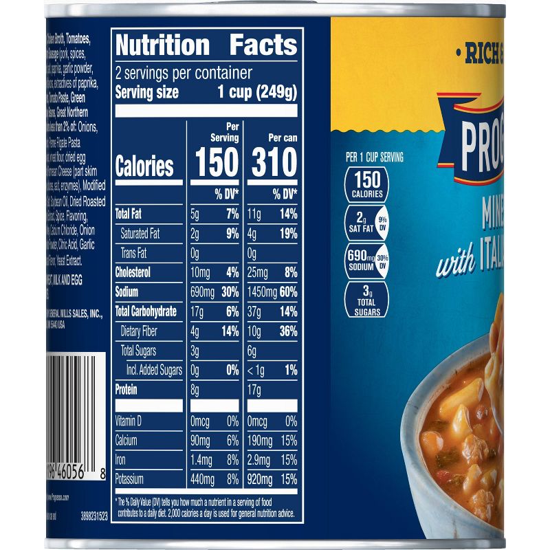 Progresso Rich & Hearty Minestrone with Italian Sausage Soup 18.5oz