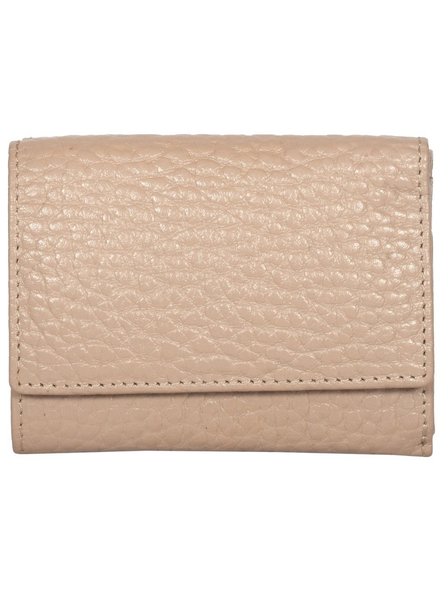 SASSORA FRIDA Grey Leather Textured Wallet