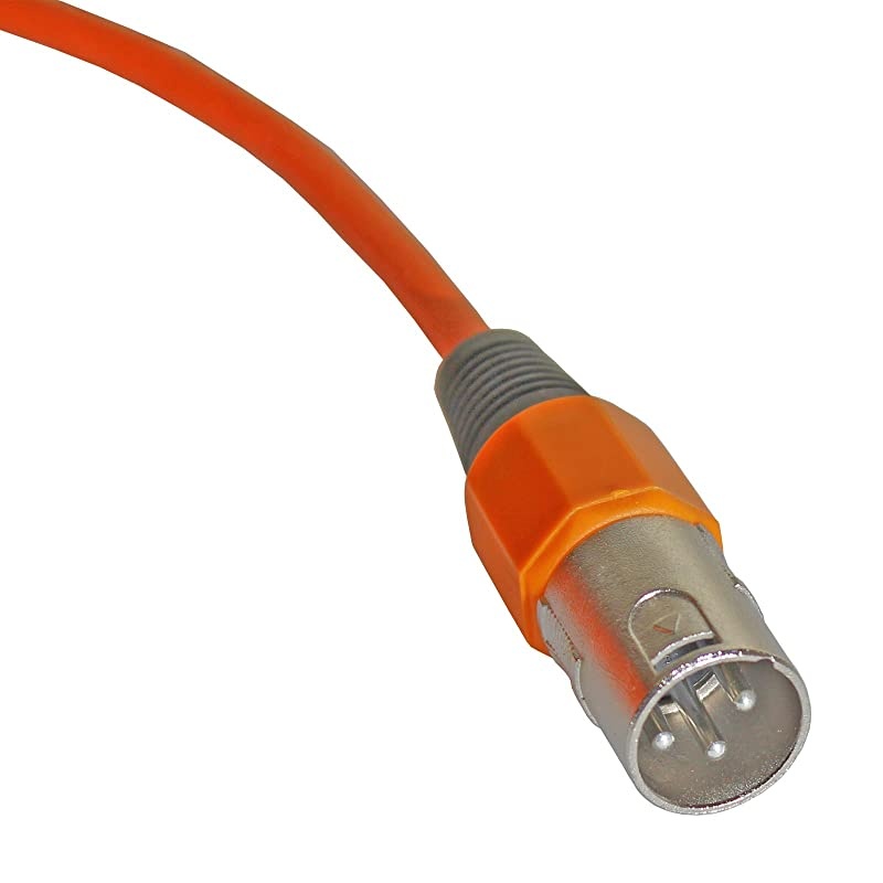 Male to Female 3pin Mic Microphone Lo-z Extension Cable Cord (25ft, Green)