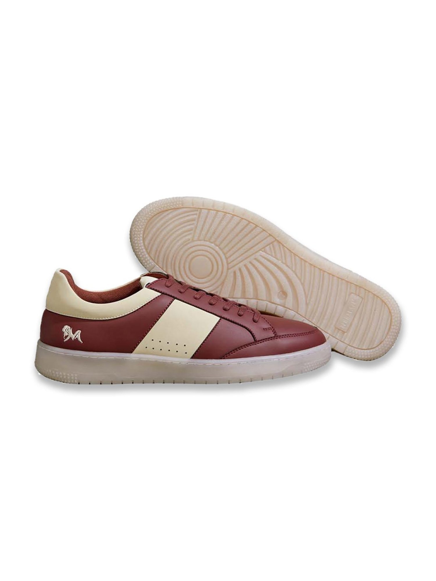 Neemans Men's Maroon Casual Sneakers