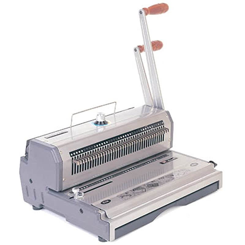 WireMac-31 Model AWM31 Wire Punch & Binding Equipment, 3:1 Pitch, All 40 Disengaging Dies, Square (0.157? x 0.157?) Hole Punch, Heavy-Duty, 20 sheets single punching capacity (20 lbs paper)