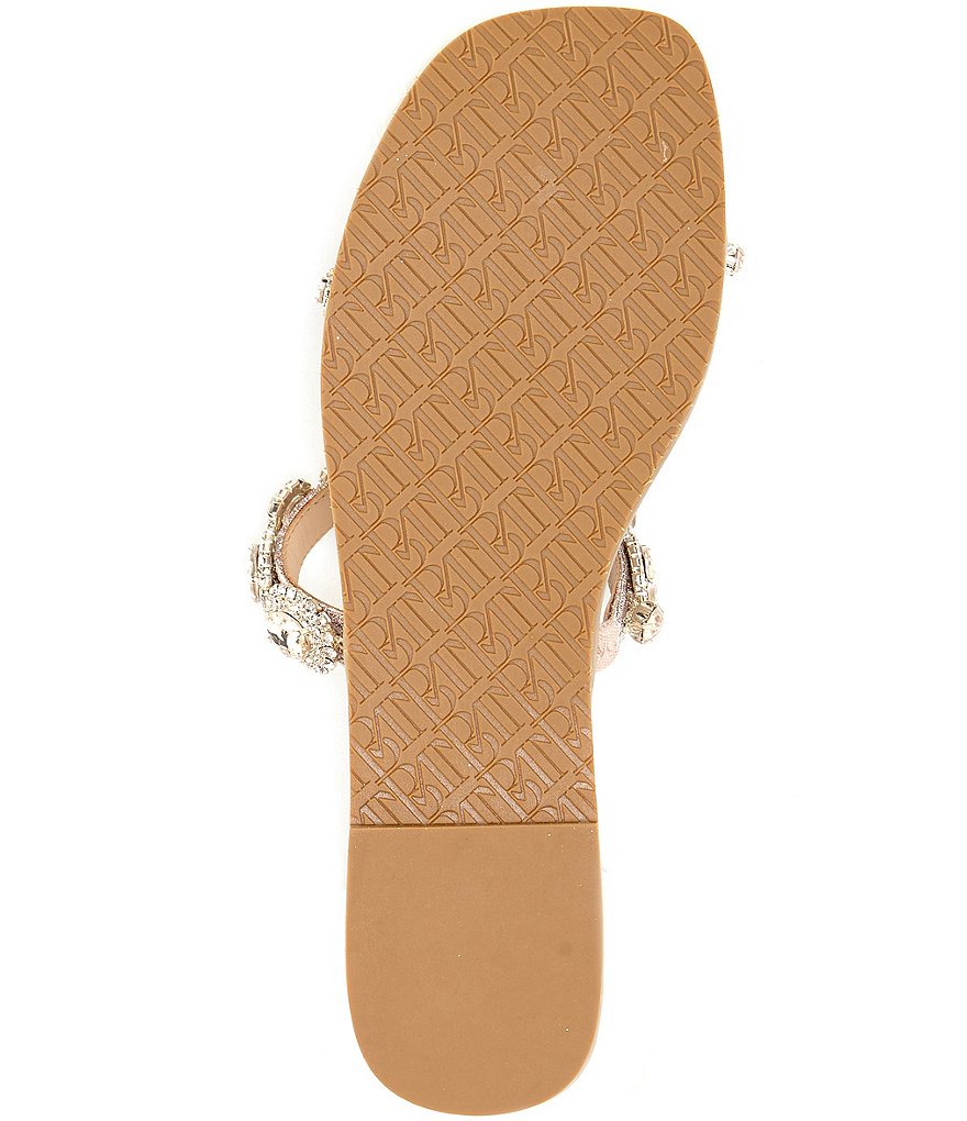 Badgley Mischka Reed Jeweled Strap Detail Sandals