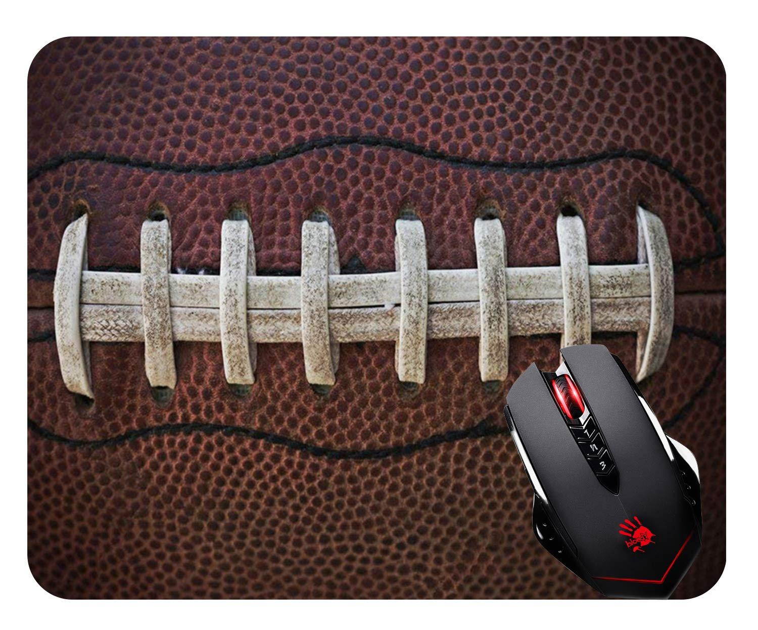 Sports Mouse Pad, American Football Themed Fun Traditional Mosue pad Gaming Mouse pad Mousepad Nonslip Rubber Backing