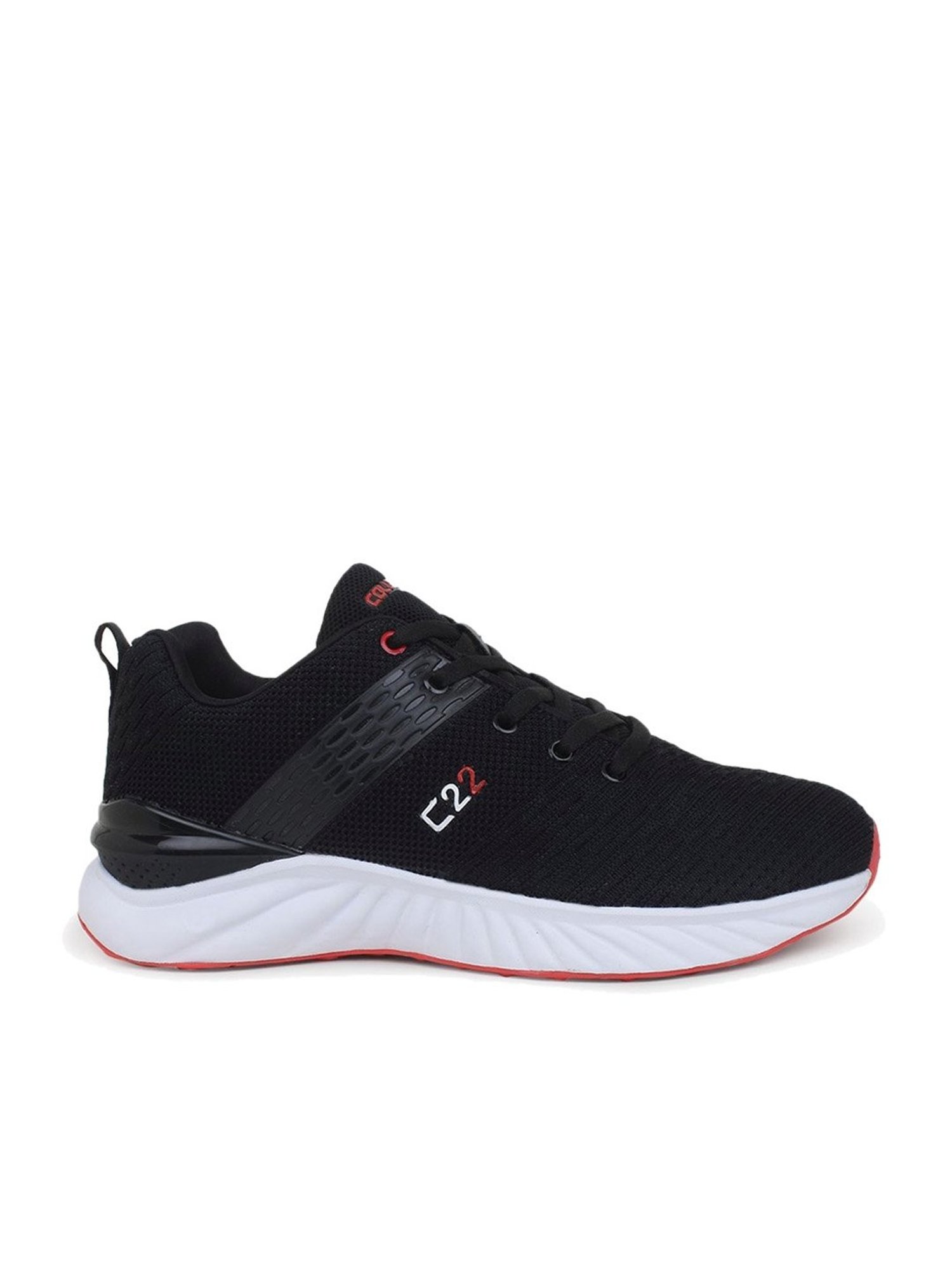 Columbus Men's Black Running Shoes