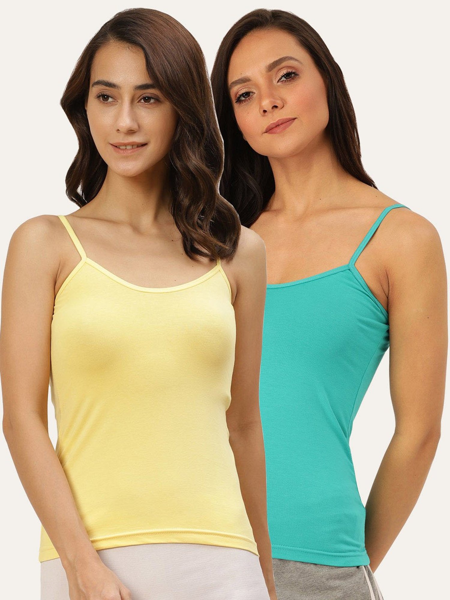 Lady Lyka Multicolor Camisole (Pack of 2)
