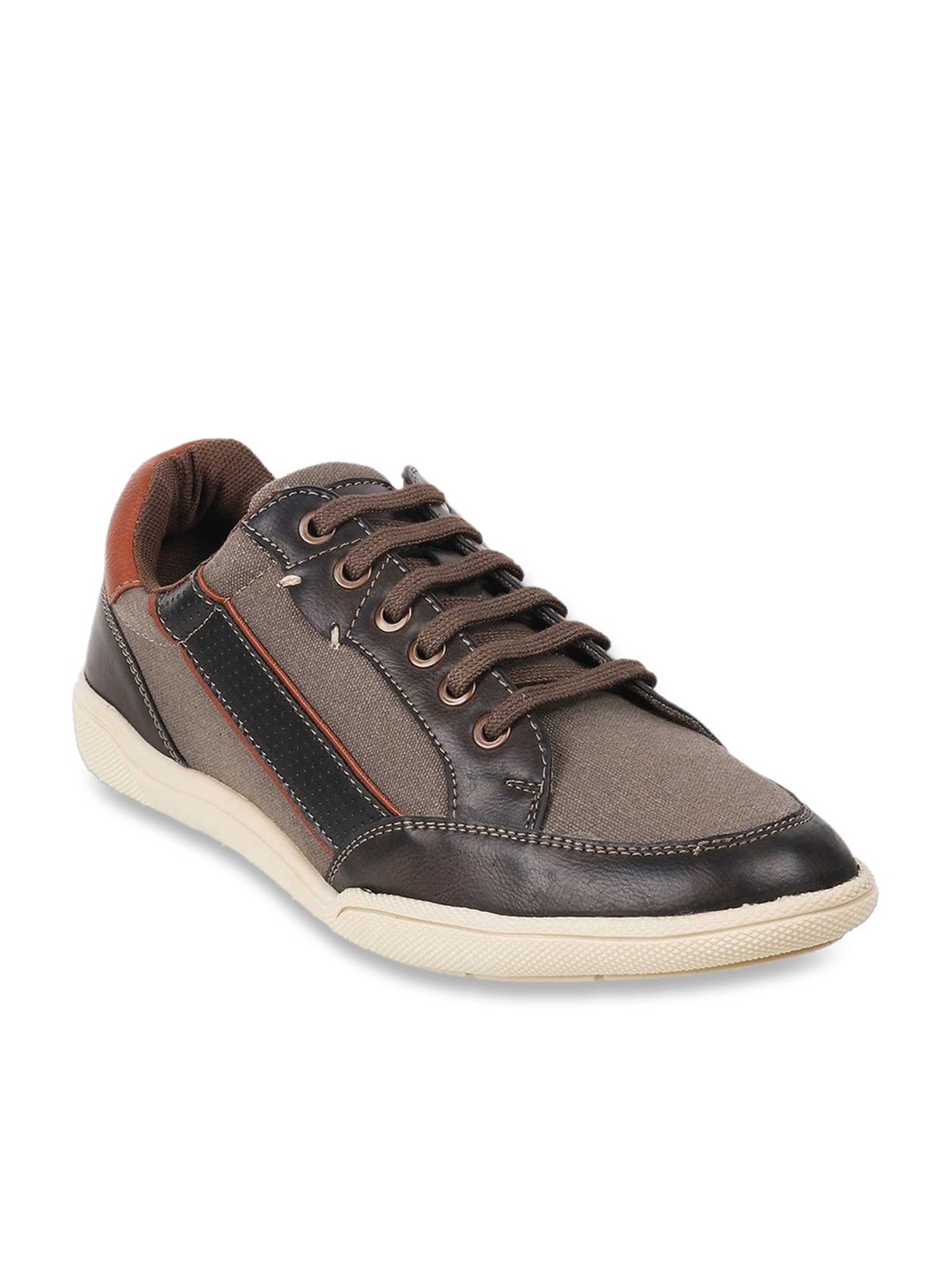 Metro Men's Brown Casual Sneakers