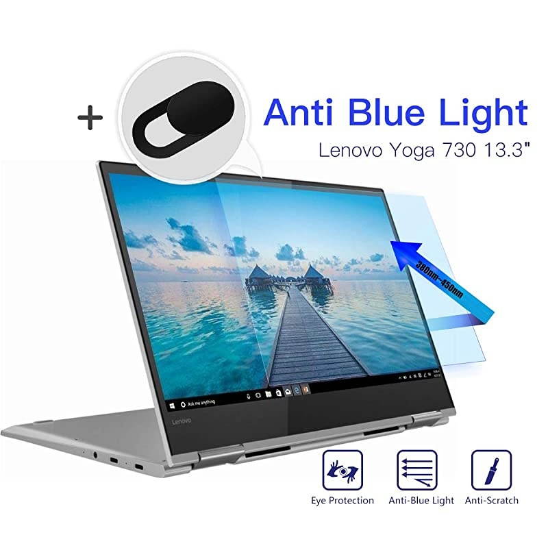 Lenovo Yoga C940 Screen Protector Anti Blue Light Anti Glare Screen Filter for 14 Inch Lenovo Yoga C940 Touch Screen Eye Protection Filter with TPU Keyboard Cover