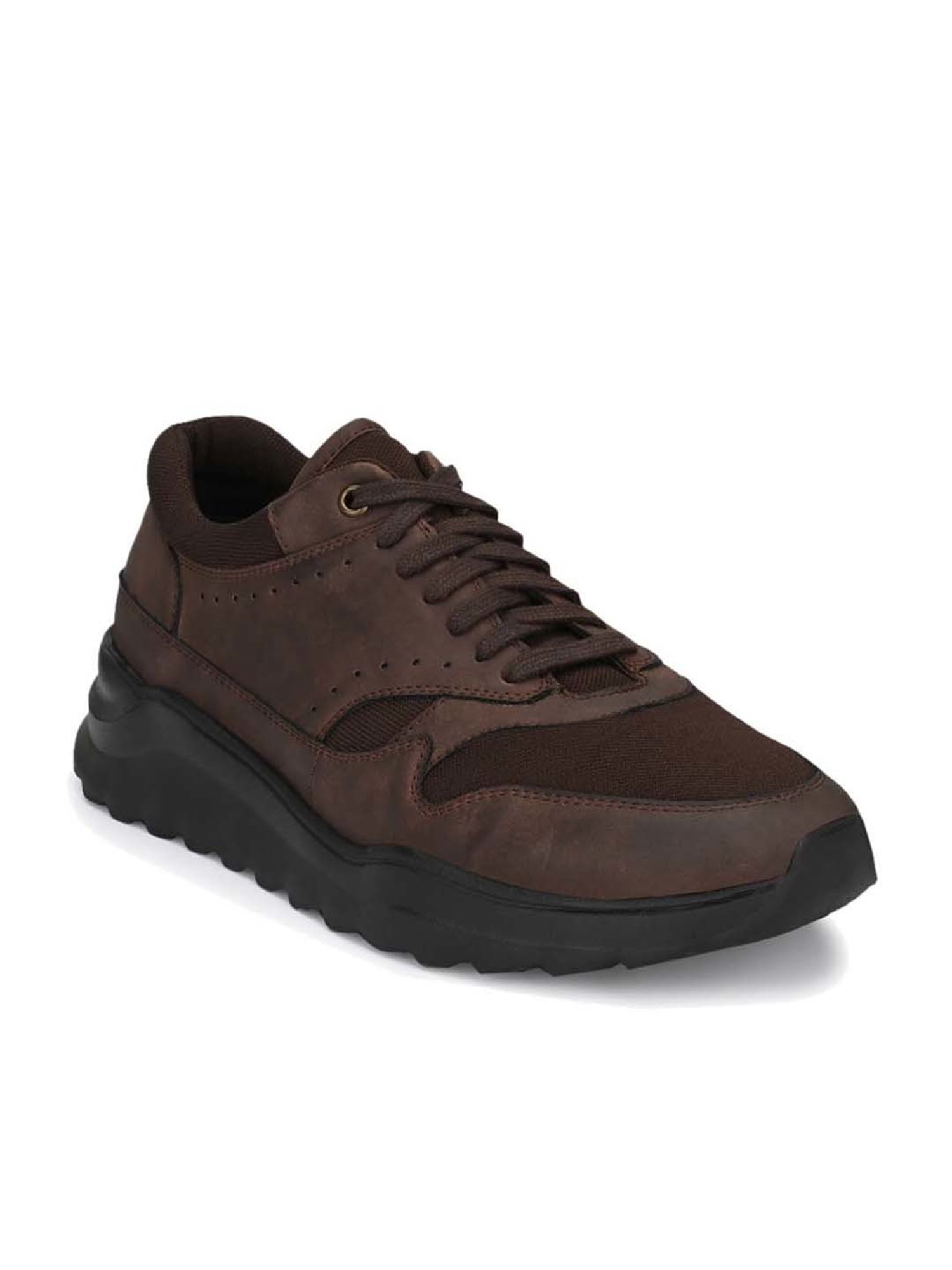 Delize Men's Brown Casual Sneakers
