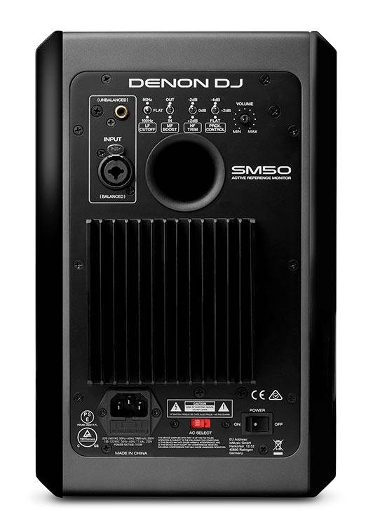 Denon DJ SM50 | Bi-Amplified Reference Monitor (Pair) + Tascam TH02 and PSC XLR Cables.