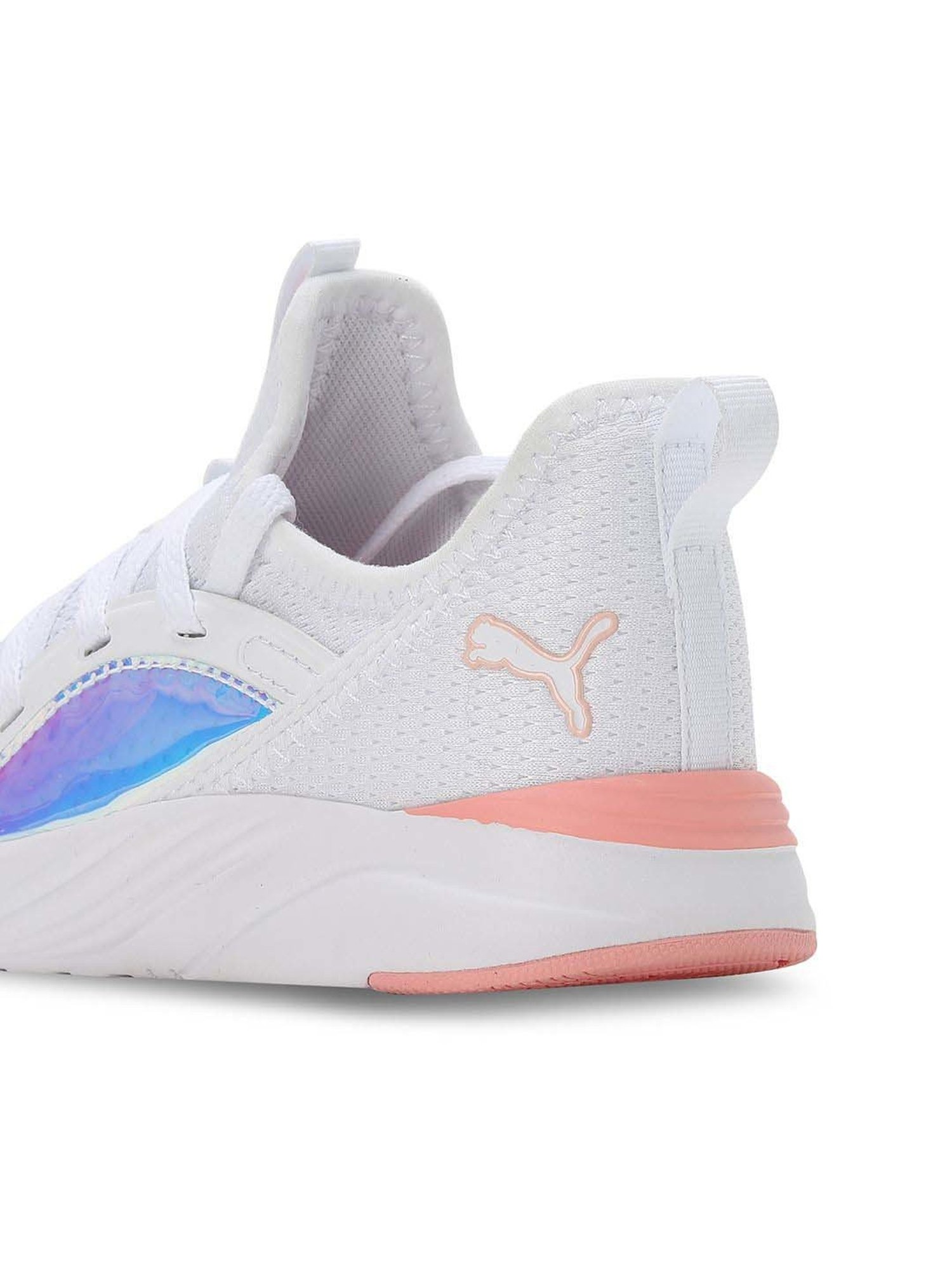 Puma Kids Softride Sophia 2 Crystal White & Pink Running Shoes