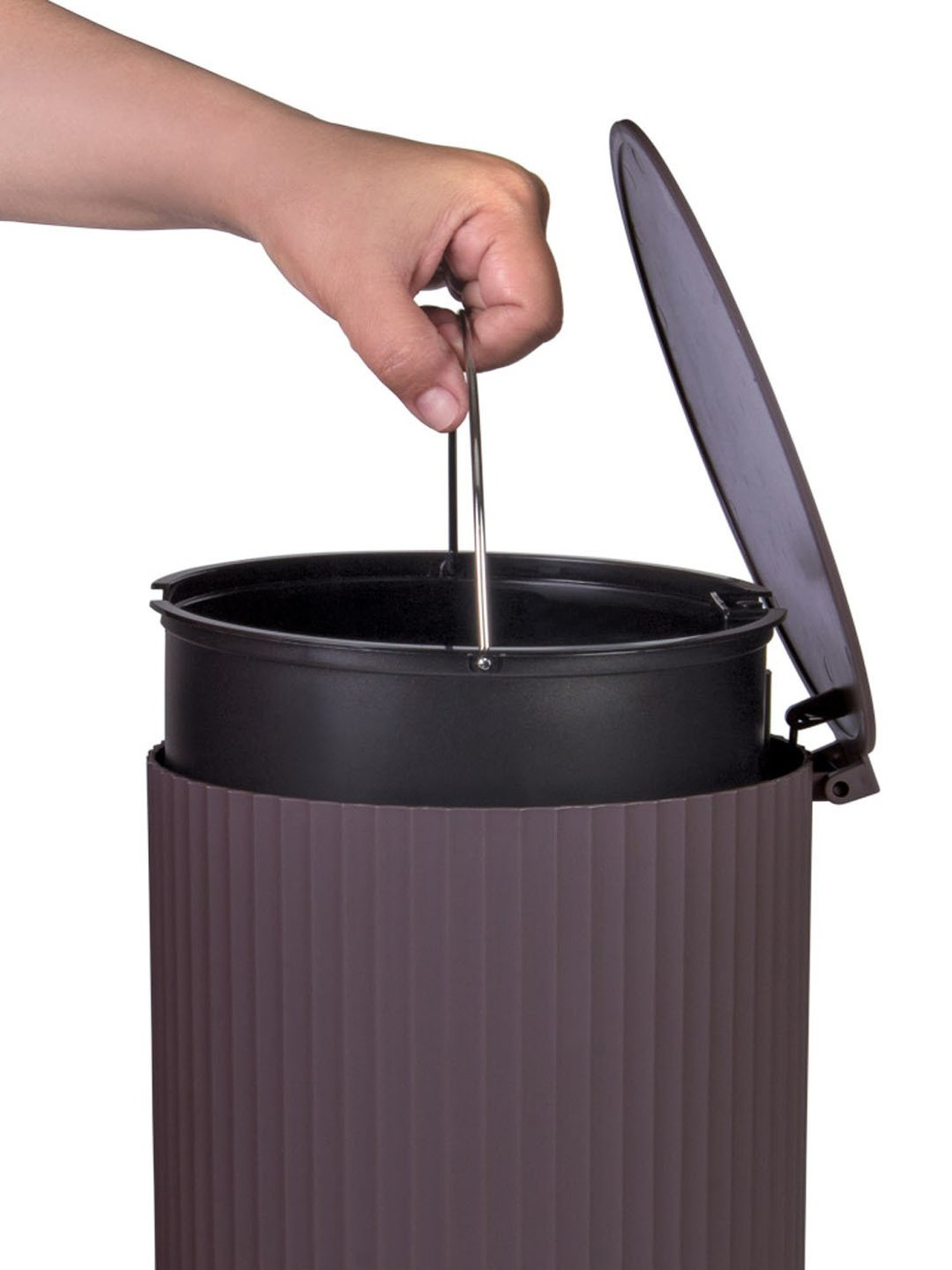 Freelance Grey Steel Set of 1 Dustbins